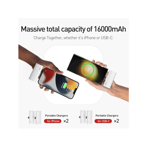 iWalk LinkPod 4 in 1 4500mAh Power Bank Station - White