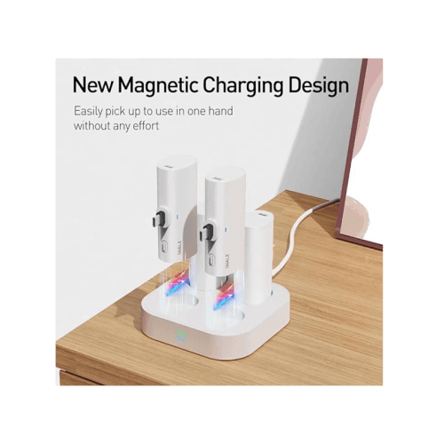 iWalk LinkPod 4 in 1 4500mAh Power Bank Station - White