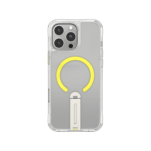 SkinArma Helix MagSafe Case With 360 Rotating Stand for iPhone 16 Pro Max - Clear