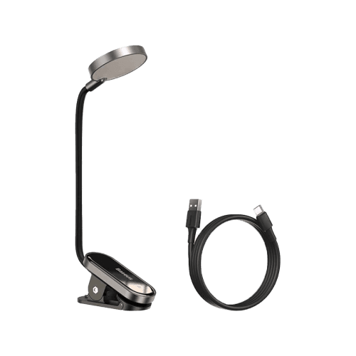 Baseus Comfort Reading Mini Clip Lamp - Dark Grey