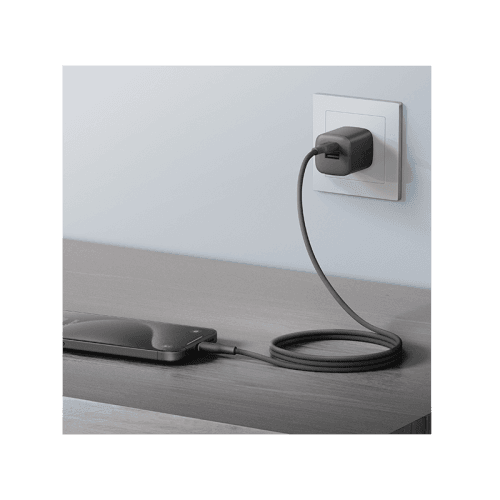 Bazic GoCharge Weave USB-C to USB-C 480Mbps 60W Cable 1.5M - Black