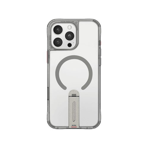 SkinArma Helix MagSafe Case With 360 Rotating Stand for iPhone 16 Pro Max - Titanium