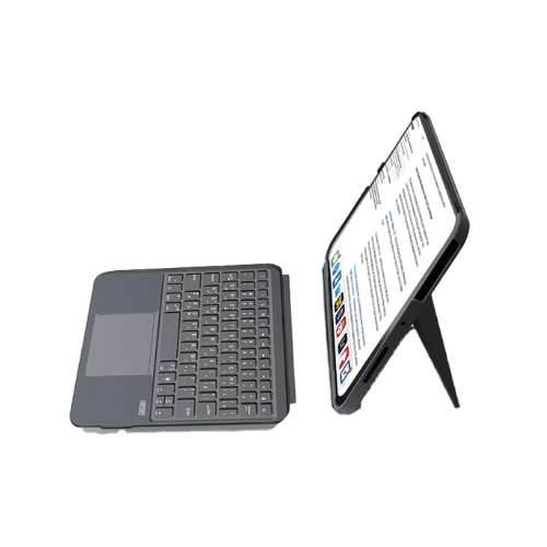 Smart Premium 4 in 1 Detachable Wireless Keyboard with Trackpad for iPad Air 11"M2 & 10.9"/Pro 11"M2/10.9 10th Gen