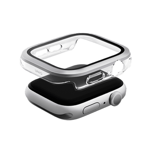 Uniq Voute Watch Case With Screen Protection for Apple Watch 42mm - Silver
