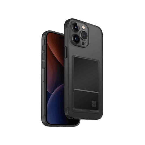 Uniq Hybrid Airfender Case for iPhone 15 Pro - Smoked Grey Tinted