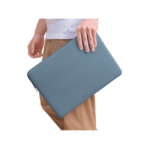 Uniq Cyprus Ridge Edition Water-Resistant Neoprene Laptop Sleeve (Upto 16") - Sky Blue