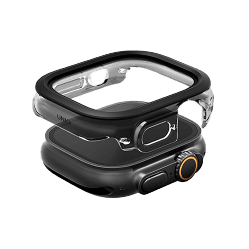 Uniq Voute Watch Case With Screen Protection for Apple Watch Ultra 49mm - Jet Black