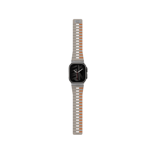 SkinArma Gemini Magnetic Watch Strap for Apple Watch 49/46/45MM - Grey Orange