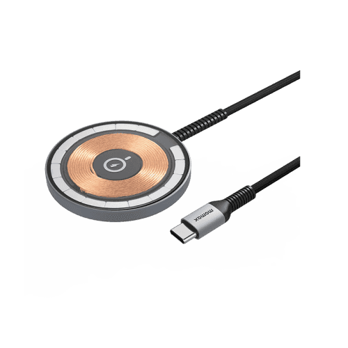 Momax Q.Mag Magnetic Wireless Charger - Grey
