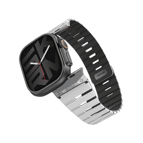 SkinArma Gemini Magnetic Watch Strap for Apple Watch 49/46/45MM - Chalk Black