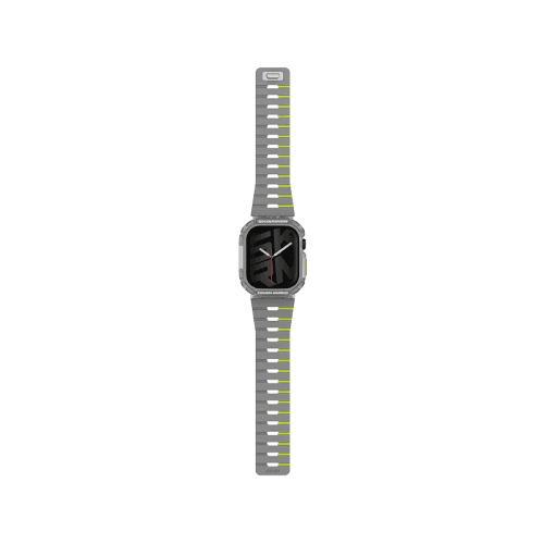 SkinArma Gemini Magnetic Strap + Atom Case Bundle for Apple Watch 46MM - Lime Green