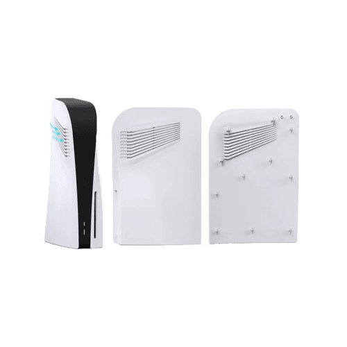 Gamer Gear PS5 Disc Console Faceplate with Fan - White