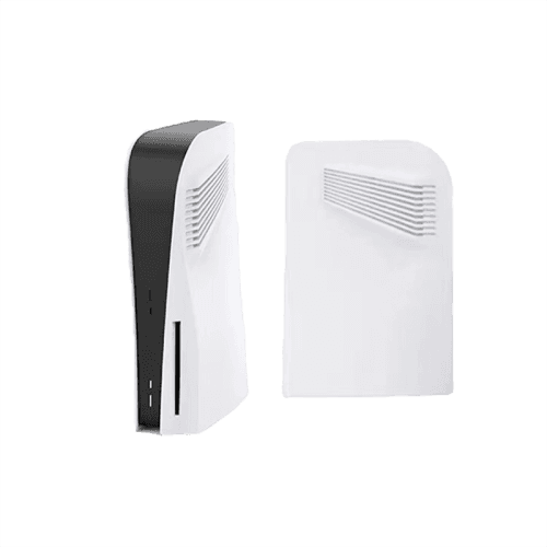 Gamer Gear PS5 Disc Console Faceplate with Fan - White