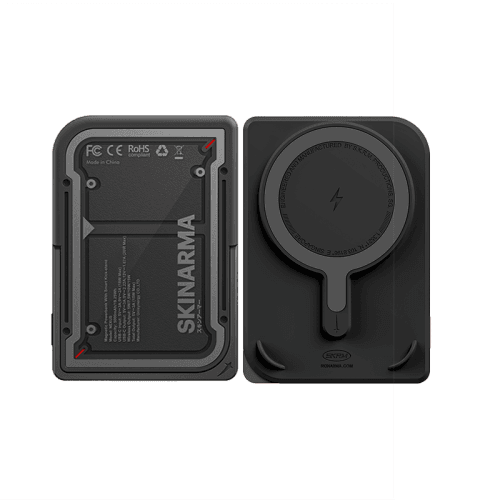 SkinArma Mecha Nexus USB-C 5000mAh Power Bank Built-In Kick Stand - Black