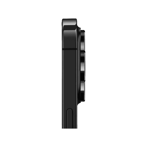 Uniq Optix Stainless Steel Frame Sapphire Camera Lens Protector for iPhone 15 Pro Max - Gunmetal Black