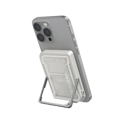 SkinArma Mecha Nexus USB-C 5000mAh Power Bank Built-In Kick Stand - Grey