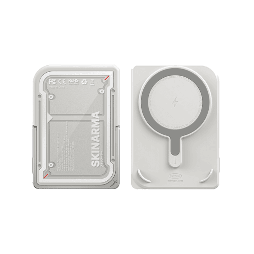 SkinArma Mecha Nexus USB-C 5000mAh Power Bank Built-In Kick Stand - Grey