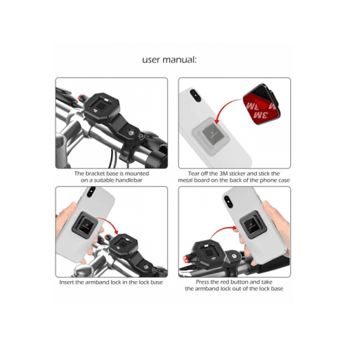 Swissten Easy Lock Bike - Black