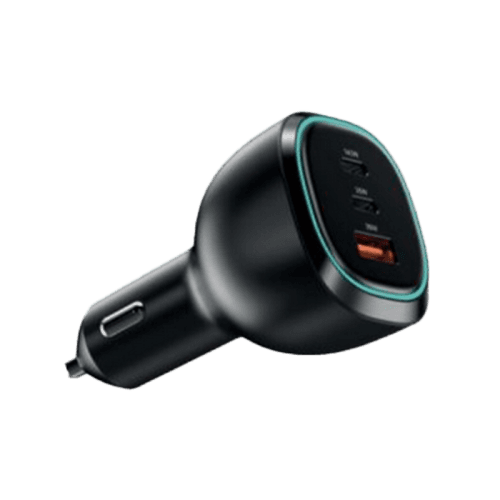 Engage 2 - Port USB-C PD and 1 - Port USB-A 165W Car Charger - Black