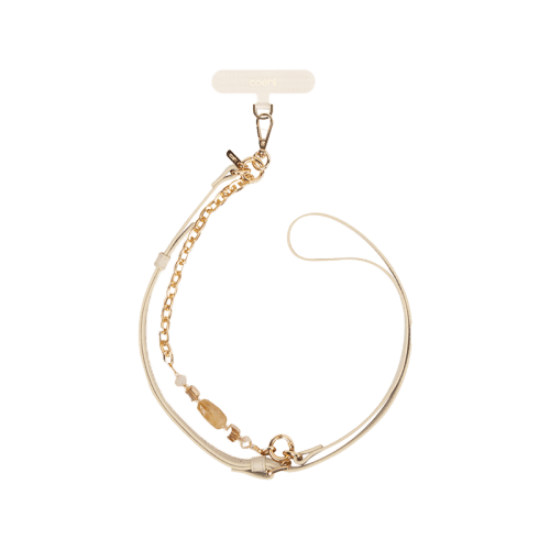 Uniq Coehl Caryne 2-In-1 Universal Lanyard & Handstrap - Cream