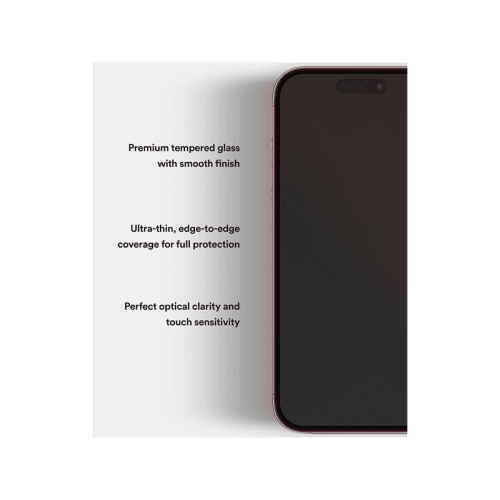 BodyGuardz Red Light Converter Glass Screen Protector for iPhone 14 Plus / 13 Pro Max