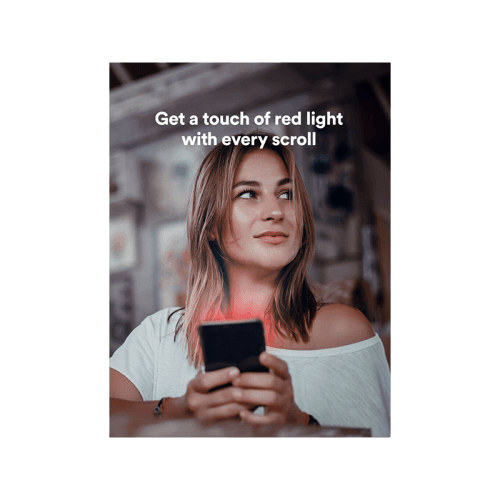 BodyGuardz Red Light Converter Glass Screen Protector for iPhone 14 Plus / 13 Pro Max