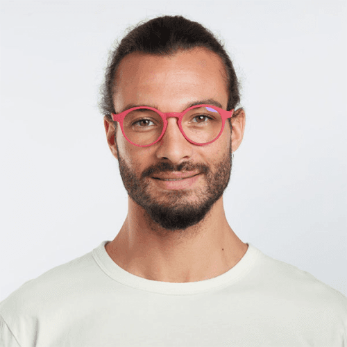 Barner Le Marais Man Screen Glasses - Burgundy Red