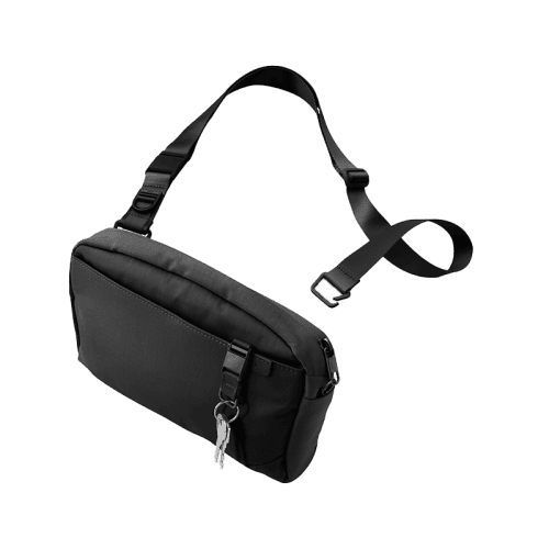 Uniq Arden RPET RipStop Sling Bag 2L - Midnight Black