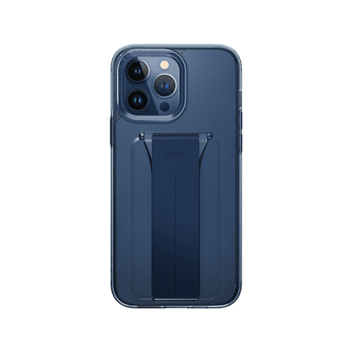 Uniq Hybrid Heldro Mount With Stand Case for iPhone 15 Pro - Ultramarine Deep Blue