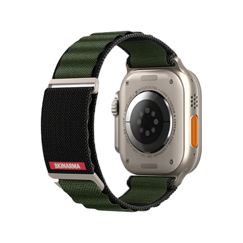 SkinArma Kobu Watch Strap for Apple Watch 49/45/44mm - Olive