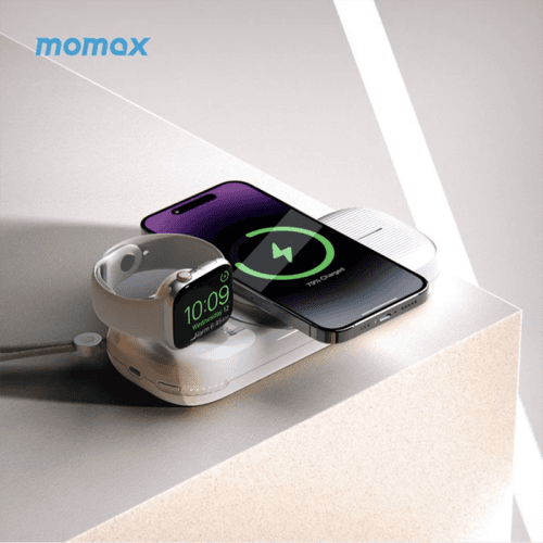 Momax Airbox Go Power Capsule With MagSafe 10000mAh Power Bank - White