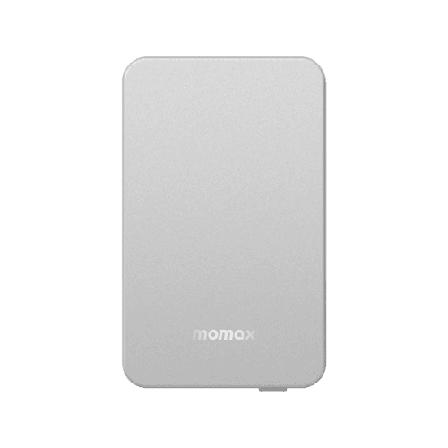 Momax Q.Mag Power 6 Magnetic Wireless 5000mAh Battery Pack - Silver