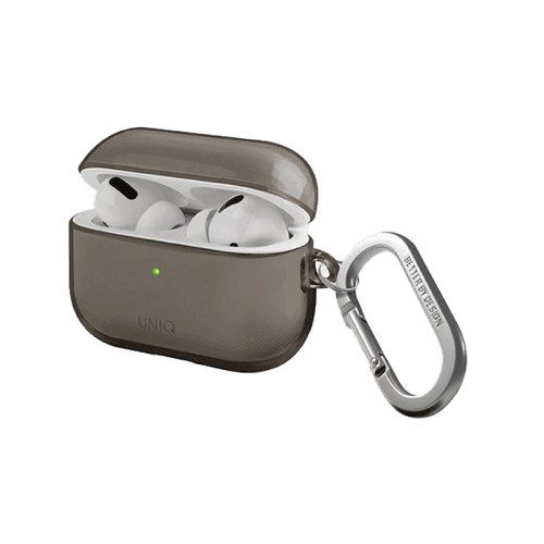 Uniq Glase Hang Case for Airpods Pro 2 - Glossy Smoke