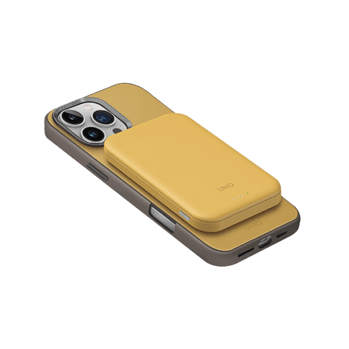 Uniq Lyden Lexa MagSafe USB-C PD 5000mAh Power Bank - Canary Yellow