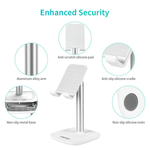 Choetech Adjustable Phone Desk Holder - White