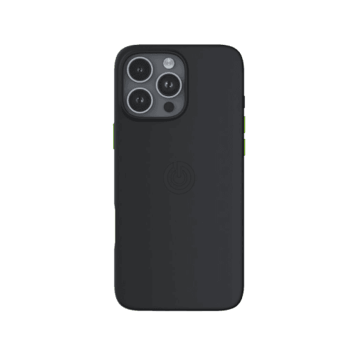 Goui Magnetic Case With Magnetic Bars for iPhone 16 Pro Max + Magnetic Strap - Black Stone