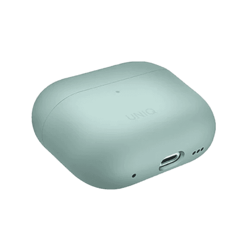 Uniq Hybrid Lino Liquid Silicon Case for Airpods Pro 2 - Mint Green
