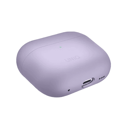 Uniq Hybrid Lino Liquid Silicon Case for Airpods Pro 2 - Lilac Lavender