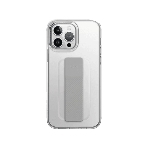 Uniq Hybrid Heldro Mount Series Case for iPhone 14 Pro Max - Lucent Clear