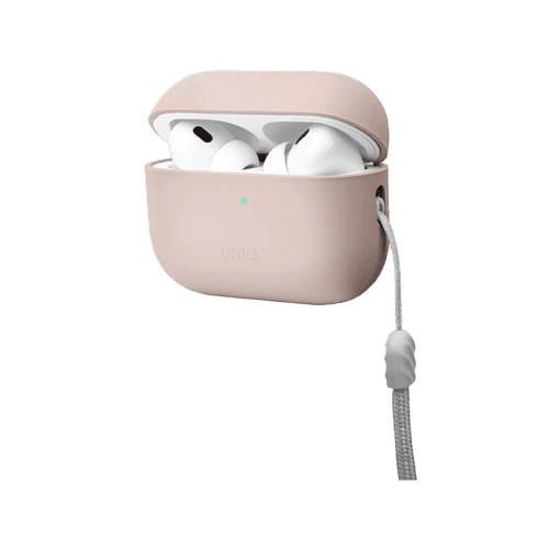 Uniq Hybrid Lino Liquid Silicon Case for Airpods Pro 2 - Blush Pink