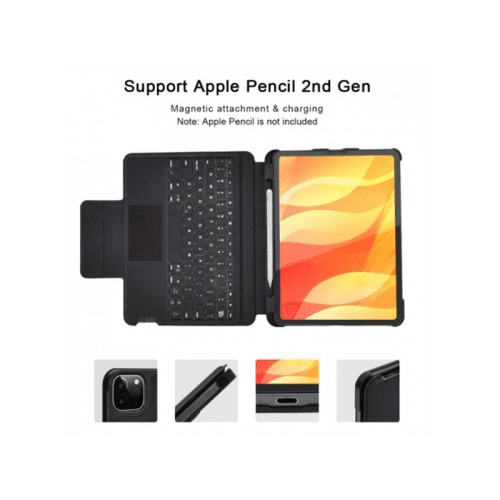 Choetech Magic Keyboard for iPad Pro 11" 3rd Gen Arabic - Black