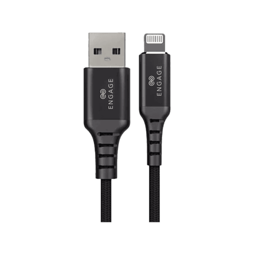 Engage USB-A to Lightning Cable 1m - Black
