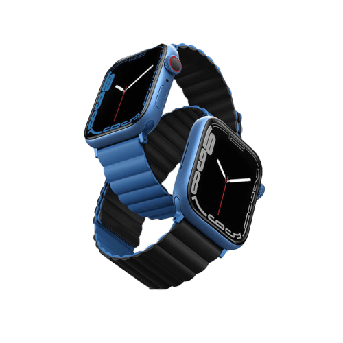 Uniq Revix Reversible Strap for Apple Watch 42/44/45mm - Caspian Blue / Black
