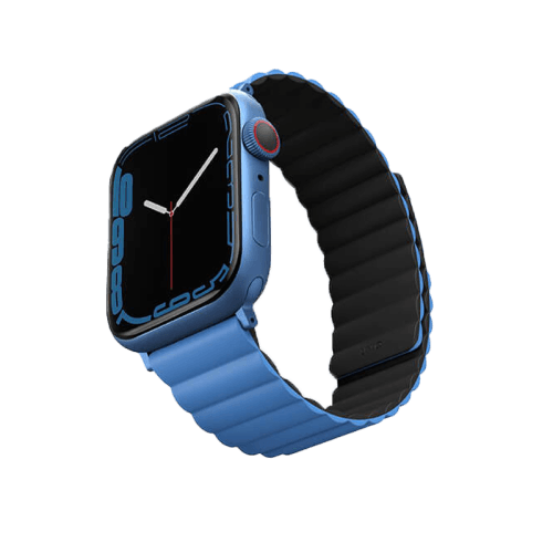 Uniq Revix Reversible Strap for Apple Watch 42/44/45mm - Caspian Blue / Black