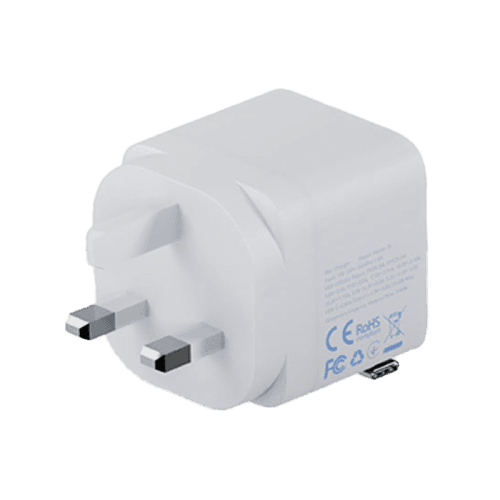 Bazic GoPort Retrek 1-Port USB-C & Built-In USB-C Cable 35W GaN - White