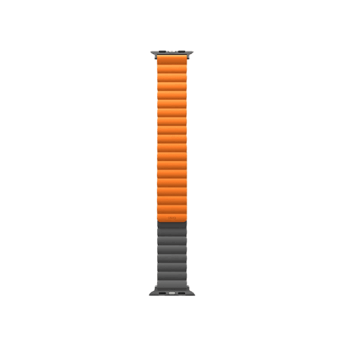 Uniq Revix Reversible Strap for Apple Watch 42/44/45mm - Charcoal Grey / Orange
