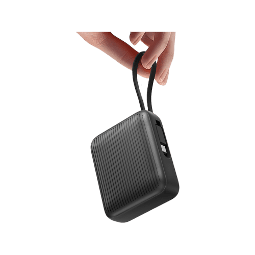 Energea Integra Mini 35 Power Bank 10000mAh With Build in USB-C Cable & Display - Gunmetal