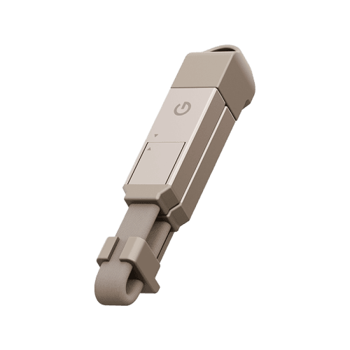 Energea Sheath 2 in 1 USB-C to USB-C + Lightning 480Mbps 60W 15cm Cable - Gold