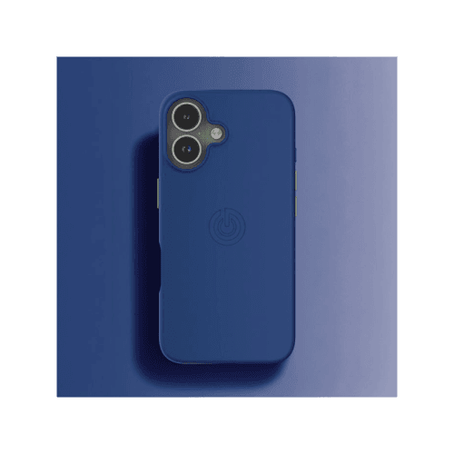 Goui Magnetic Case With Magnetic Bars for iPhone 17 + Magnetic Strap  - Midnight Blue