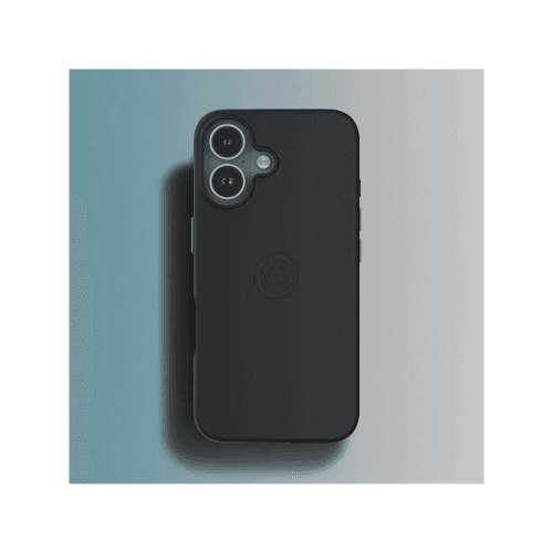 Goui Magnetic Case With Magnetic Bars for iPhone 17 + Magnetic Strap  - Black Stone